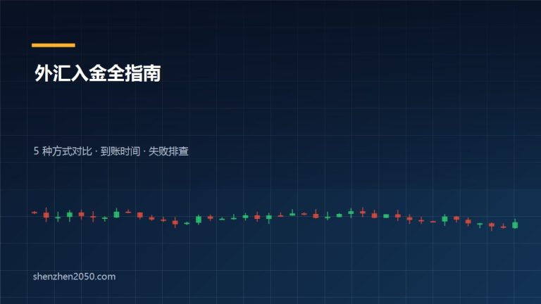 外汇入金方式对比与到账时间说明图