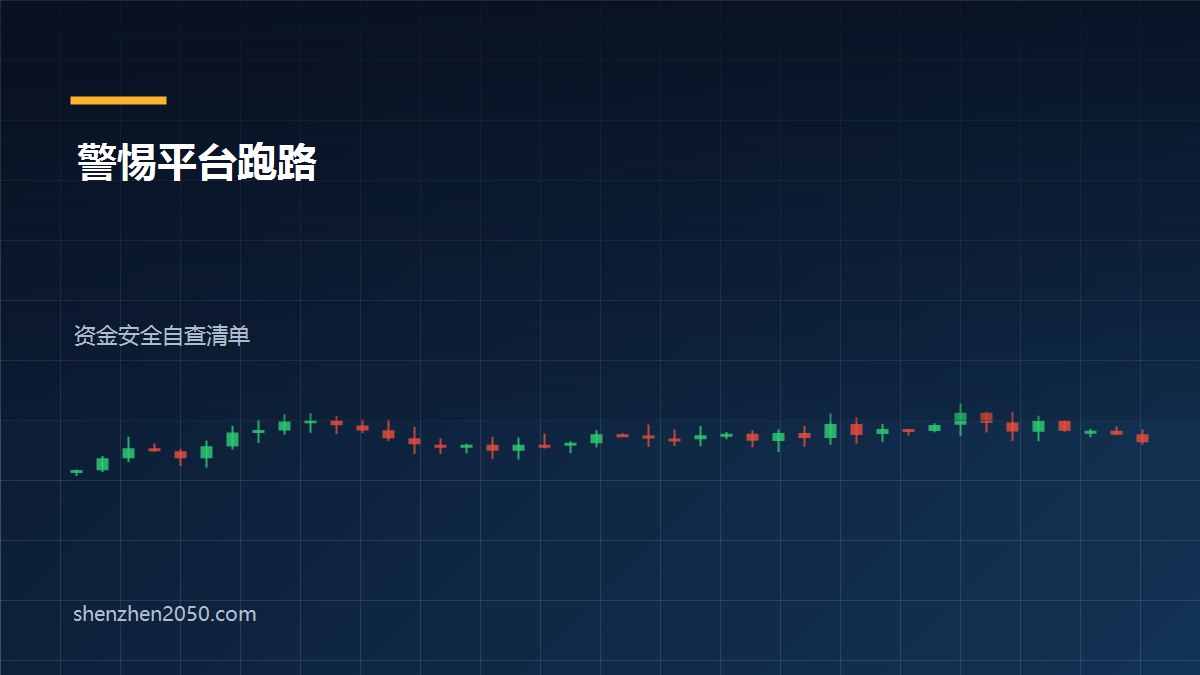 外汇平台跑路前有哪些征兆？2026年资金安全自查清单（收藏级）